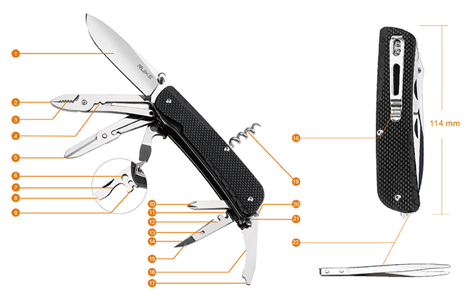 Knife Functions – Trekker LD41-B